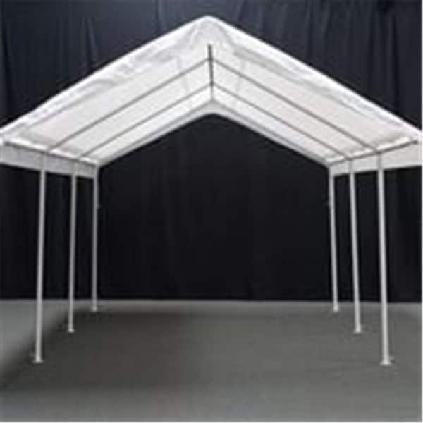 Perfectpatio 10 x 20 ft. Hercules 8-Leg Canopy, White PE16438 - main